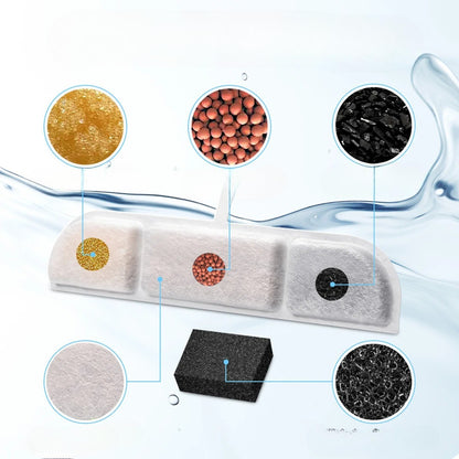 Packde de filtres de fontaine d'eau pour chat
