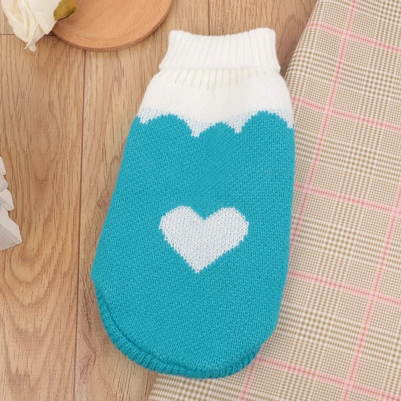 Pull pour chat - Coeur d'amour