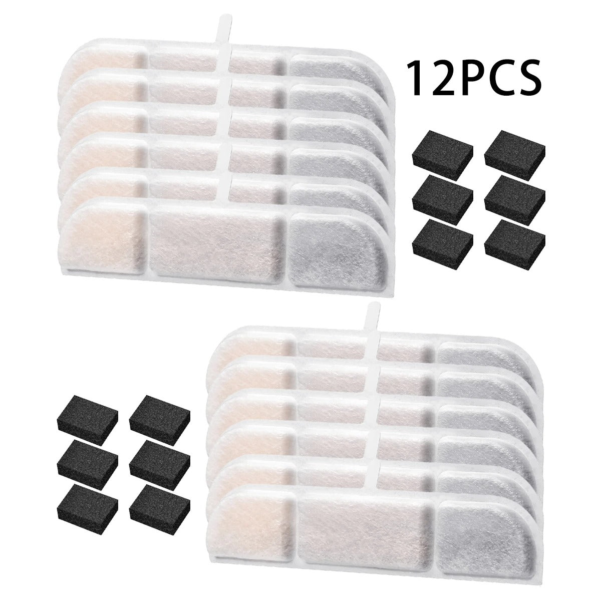 Packde de filtres de fontaine d'eau pour chat