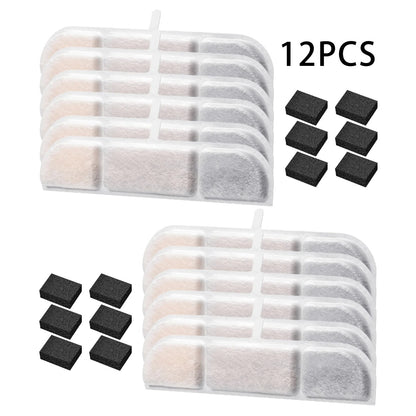 Packde de filtres de fontaine d'eau pour chat