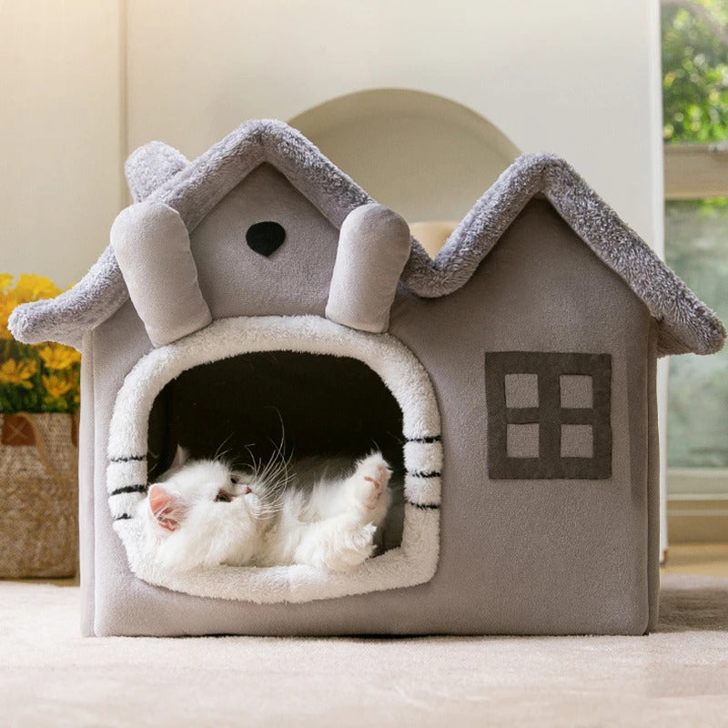 Maison pour chat chaude