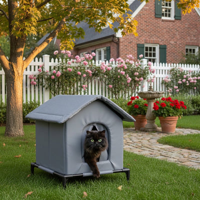Niche exterieur pour chat - Isolation triple couche