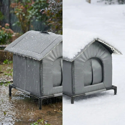 Niche exterieur pour chat - Isolation triple couche