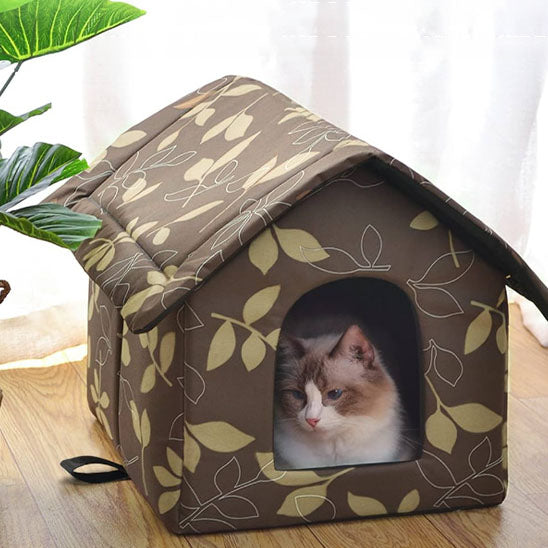 Niche pour chat extérieur - Résistante aux intempéries