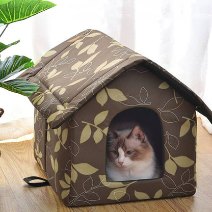 Niche pour chat extérieur - Résistante aux intempéries