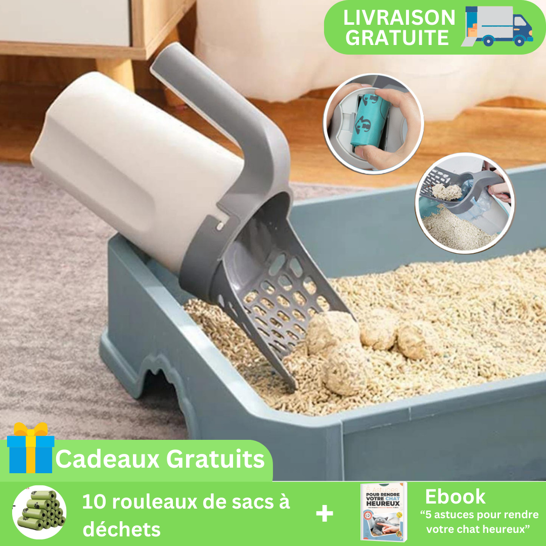 Pelle à litière 3 en 1 - Cat Litter Scooper ™