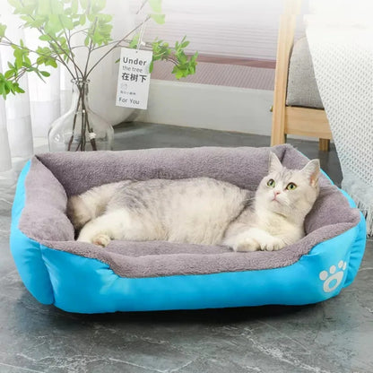 Panier pour chat bleu