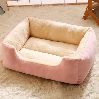 Panier pour chat rose