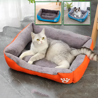 Panier pour chat orange