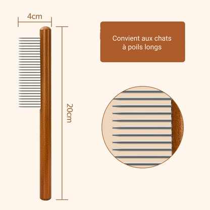 Peigne pour chat pour chats à poils longs