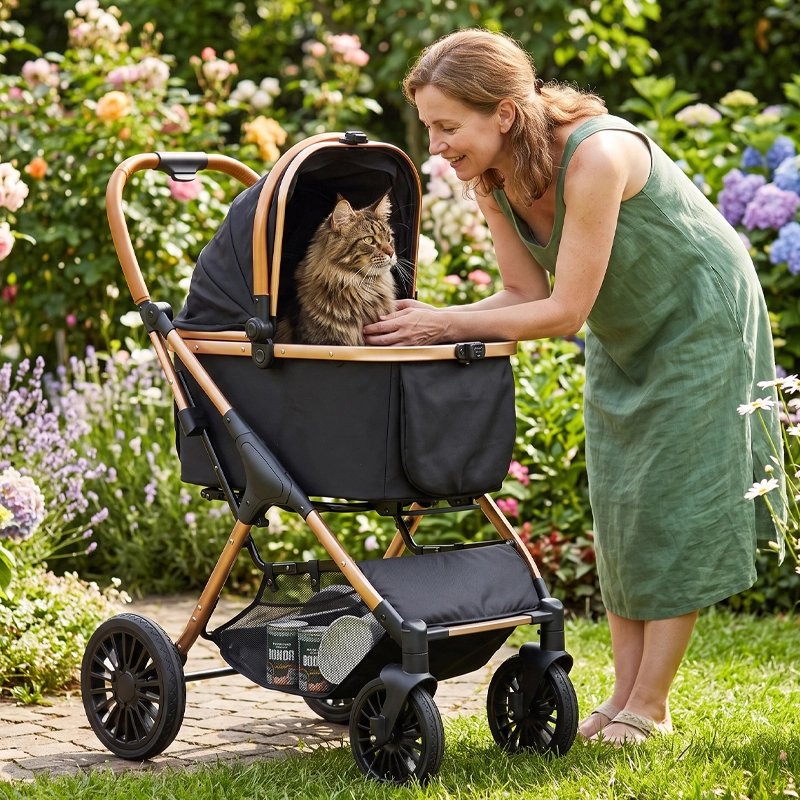 Poussette pour chat​