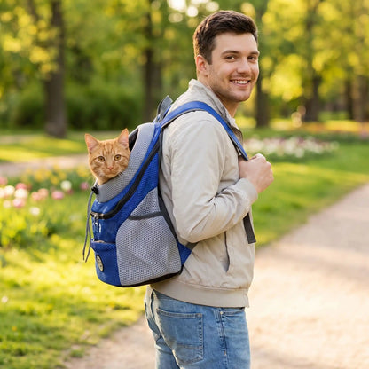 Sac à dos pour transport chat -  Pour randonnée