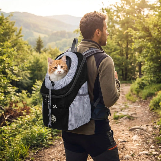Sac à dos pour transport chat -  Pour randonnée