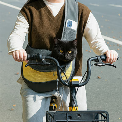 Sac de transport chat mains libres