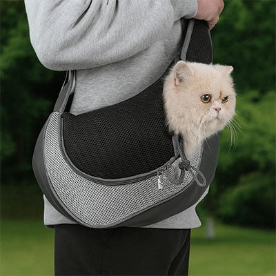Sac de transport chat mains libres