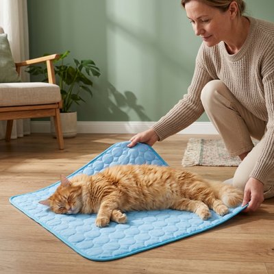 Tapis rafraichissant Chat