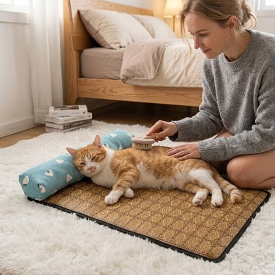 Tapis rafraichissant Chat