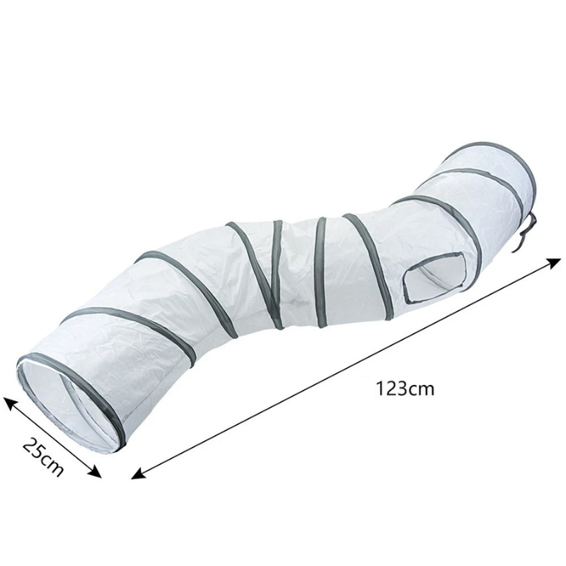 Tunnel jouet pour chat - Interactif