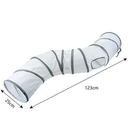 Tunnel jouet pour chat - Interactif
